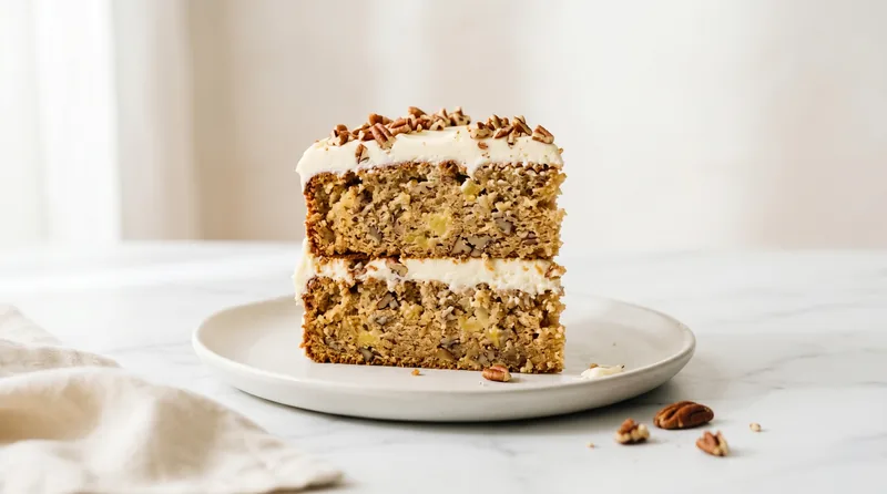 Hummingbird cake slice