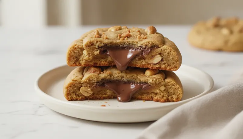 Peanut Butter Toffee with Reese's Center