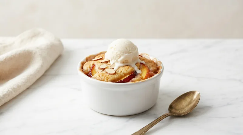 Peach cobbler